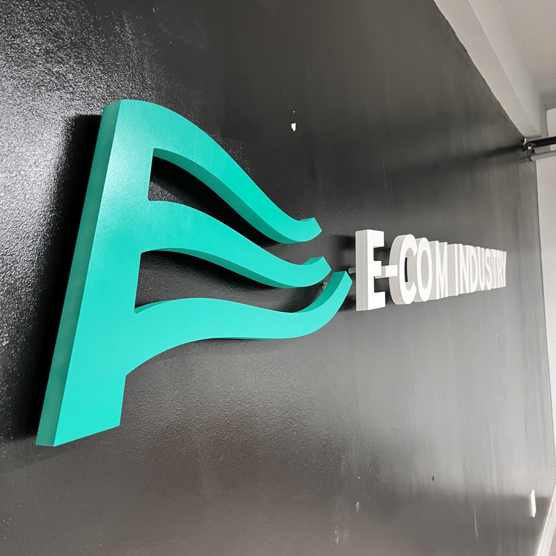 3d pvc offcie wall sign